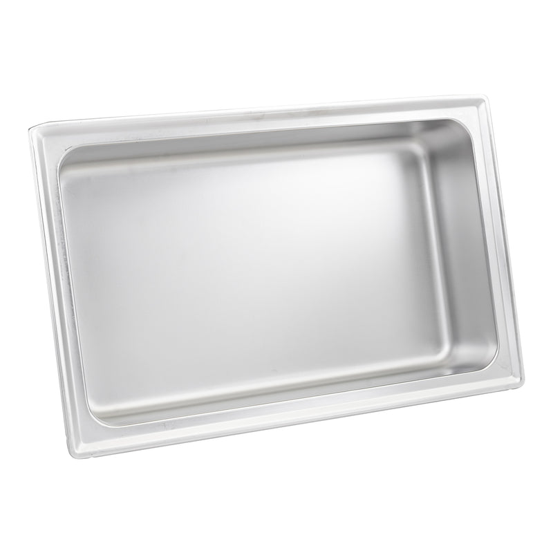 Adcraft Oblong Dripless Deli Pan, in Stainless Steel