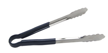 Adcraft Scalloped Edge Tong (10", blue)