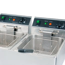 Adcraft Double Tank Deep Fryer, in Stainless Steel (DF-6L/2)