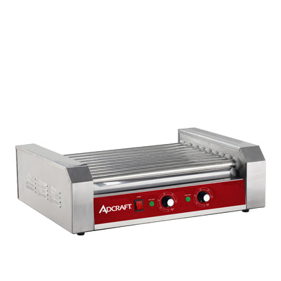 Adcraft 9 Roller Hot Dog Grill, in Stainless Steel
