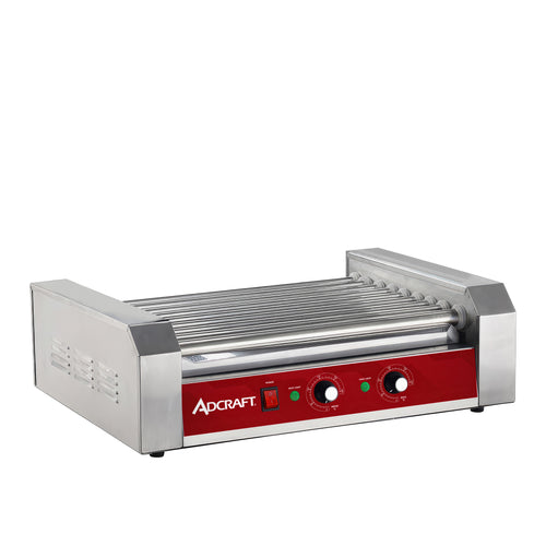 Adcraft 9 Roller Hot Dog Grill, in Stainless Steel