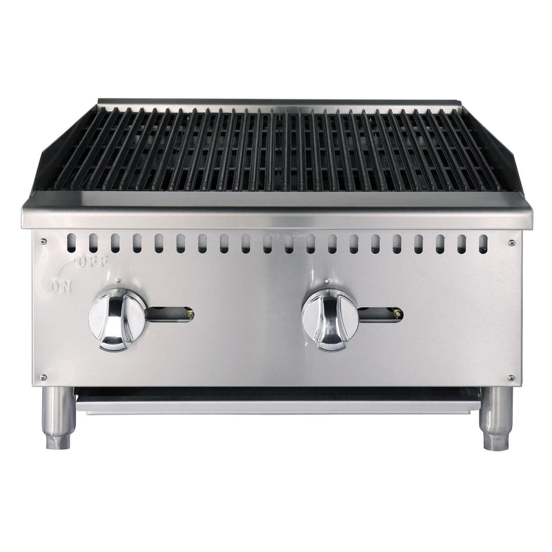 Black Diamond Standard Series Gas Charbroiler, in Stainless Steel