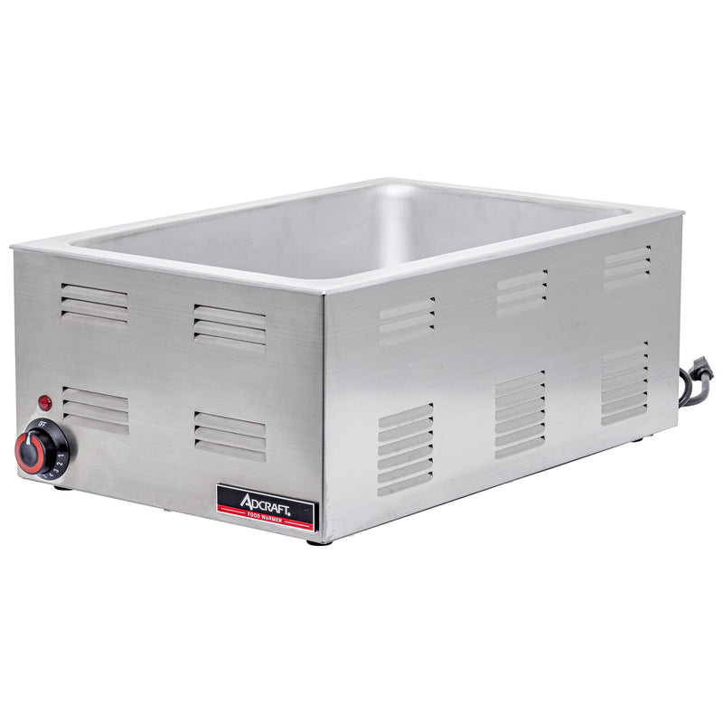 Adcraft Full Size Food Warmer, in Stainless Steel