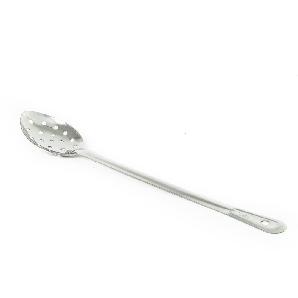 Adcraft Perforated Spoon, 15 Inch, Stainless Steel