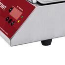 Adcraft Single Belgian Waffle Maker, 7", in Stainless Steel
