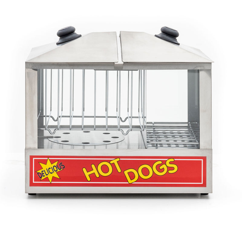 Adcraft Hot Dog Steamer, in Stainless Steel