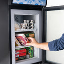 Black Diamond Countertop Display Freezer, in Black
