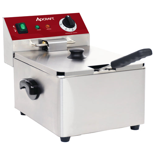 Adcraft Electric Deep Fryer, 10 lb Capacity, in Stainless Steel