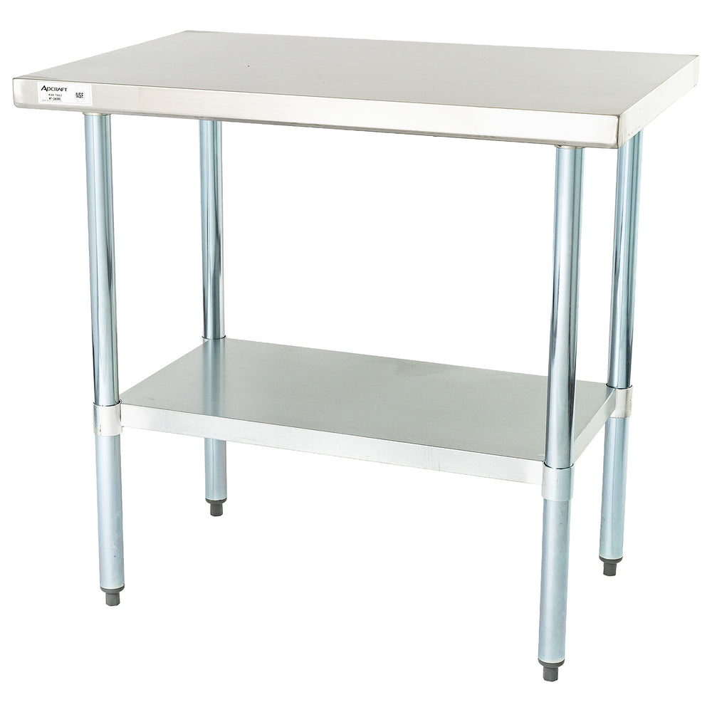 Adcraft Stainless Steel Work Table, 24" x 36" x 35",  in Stainless Steel
