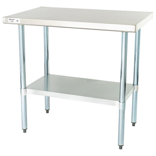 Adcraft Stainless Steel Work Table, 24" x 36" x 35",  in Stainless Steel