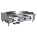 Black Diamond Thermostatic Gas Griddle, in Stainless Steel