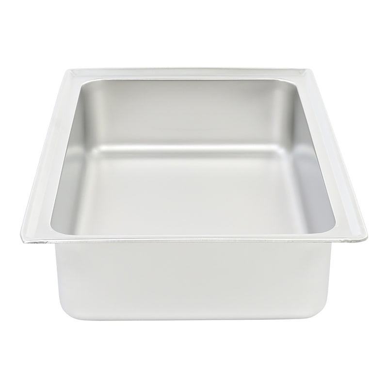 Adcraft Oblong Dripless Deli Pan, in Stainless Steel