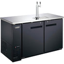 Black Diamond 1 Double Tap Tower Beer Dispenser, 19.1 cu ft Capacity, in Black