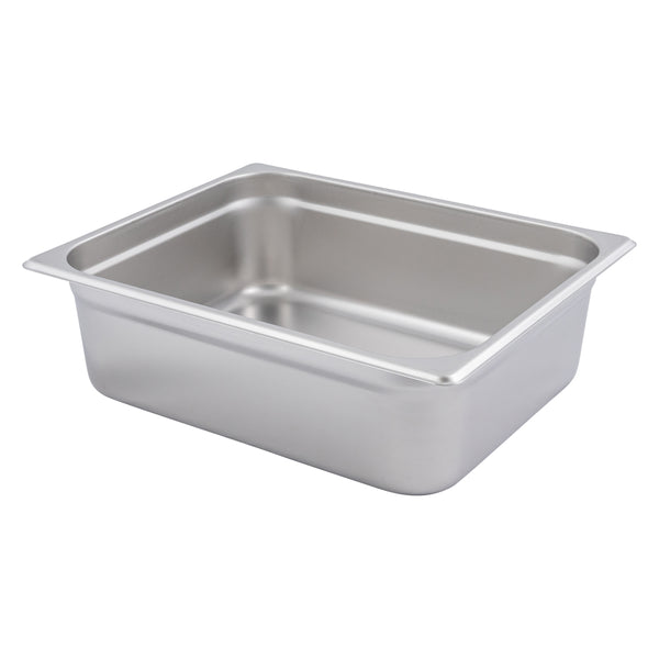 Adcraft 22H4 Deli Pan, Half-Size, 22Ga, Stainless Steel