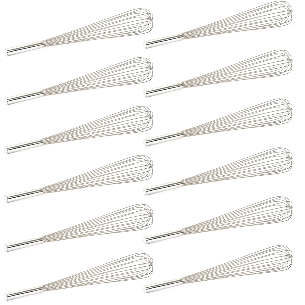 Adcraft French Whip, 24", Pack of 12, in Stainless Steel
