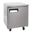 U-Star 1 Door Undercounter Freezer, in Silver