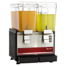 Adcraft Double 3 Gallon Bowl Refrigerated Drink Dispenser, in Black/Silver