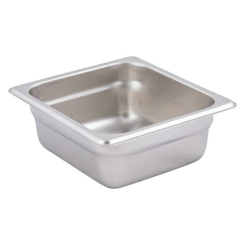 Adcraft 200S2 Deli Pan, Sixth Size, Stainless Steel