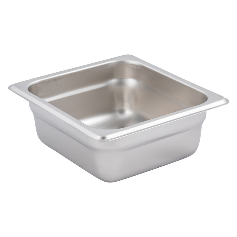 Adcraft 200S2 Deli Pan, Sixth Size, Stainless Steel