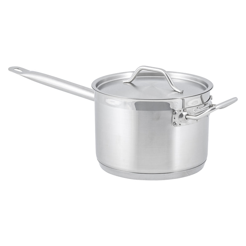 Adcraft SPS-45 Titan Induction Sauce Pan with Cover, in Stainless Steel