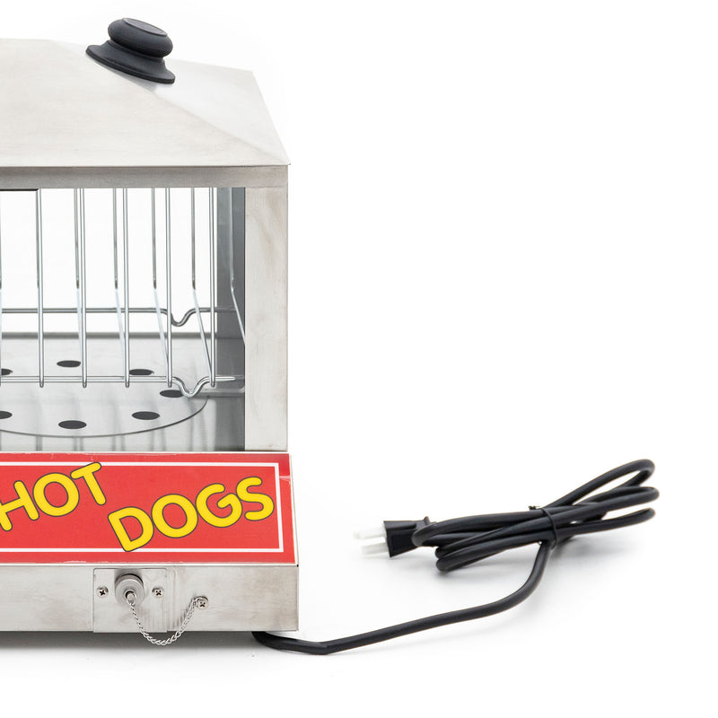 Adcraft Hot Dog Steamer, in Stainless Steel