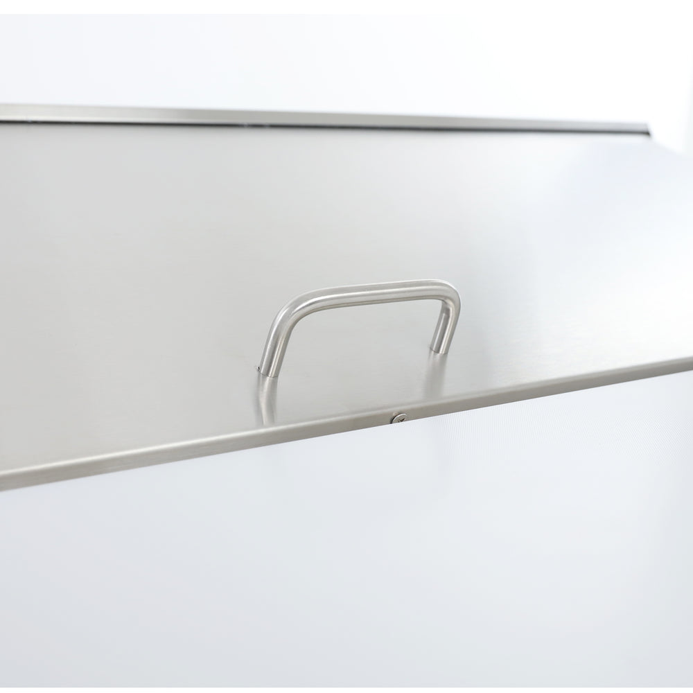 Black Diamond Refrigerated Salad/Sandwich Prep Table, 3 Doors, 70", in Stainless Steel