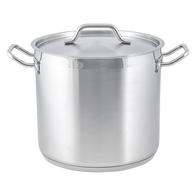 Adcraft Titan Induction Stock Pot with Cover 16 quart