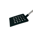 Adcraft Get-A-Grip Slotted Turner with Santoprene Handle, in Stainless Steel/Black