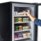 Black Diamond Countertop Display Freezer, Single Glass Door, 3.5 cu ft, in Black