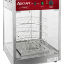Adcraft Rotating 18" Pizza Display, in Stainless Steel