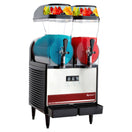 Adcraft Double 3 Gallon Bowl Frozen Granita Machine, in Black/Stainless Steel