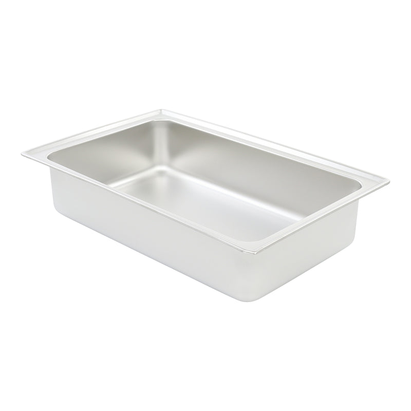 Adcraft Oblong Dripless Deli Pan, in Stainless Steel