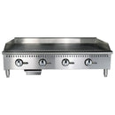 Black Diamond Thermostatic Gas Griddle, in Stainless Steel