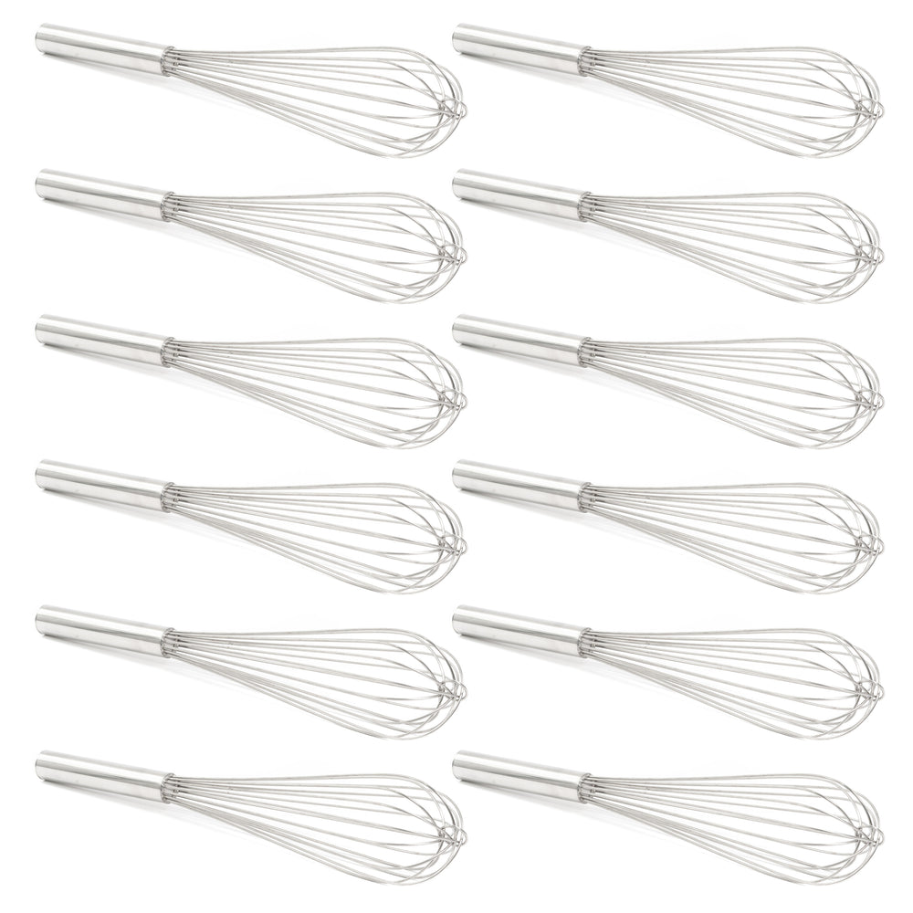 Adcraft French Whip, 16", Pack of 12, in Stainless Steel