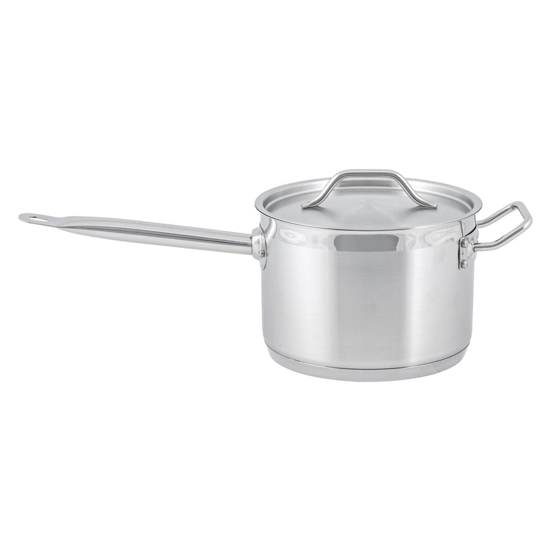 Adcraft SPS-45 Titan Induction Sauce Pan with Cover, in Stainless Steel