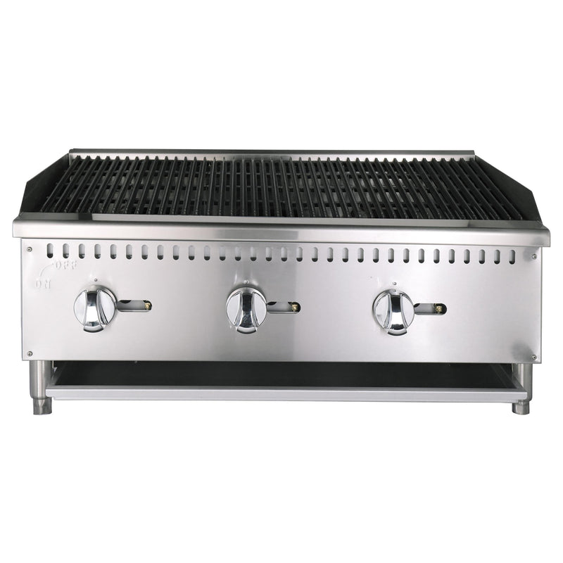 Black Diamond Standard Series Gas Charbroiler, in Stainless Steel