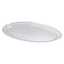 Adcraft Deluxe Oval Platter, 22" x 15", in Stainless Steel (OPD-22)