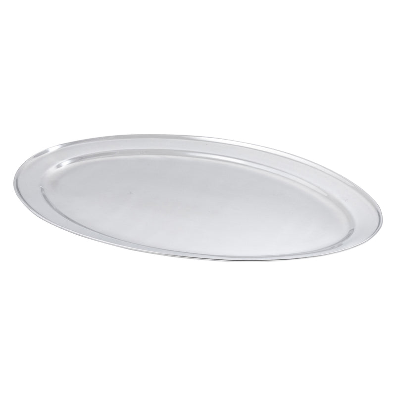 Adcraft Deluxe Oval Platter, in Stainless Steel