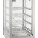 Adcraft Heated Pizza Display Warmer 12”, 1 Door, in Stainless Steelk