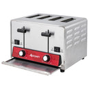 Adcraft Heavy Duty 4-Slice Commercial Toaster, 120V, in Stainless Steel