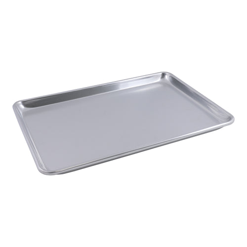 Adcraft Half-Size Bun Pan, 13" x 18" x 1", 18 Gauge, in Aluminum