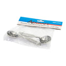 Adcraft Measuring Spoon 4-Piece Set, Pack of 2, in Stainless Steel (DMS-4/PKG)