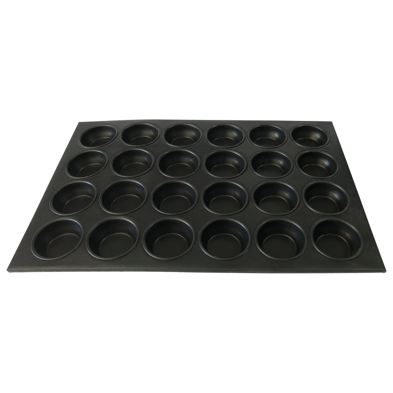 Adcraft Non Stick Muffin Pan 20-1/2" x 14" x 1-1/4" 24-cup