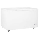 Black Diamond Chest Freezer, Two Solid Doors, 15.4 cu ft, in White