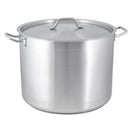 Adcraft Titan Induction Stock Pot with Cover 60 quart