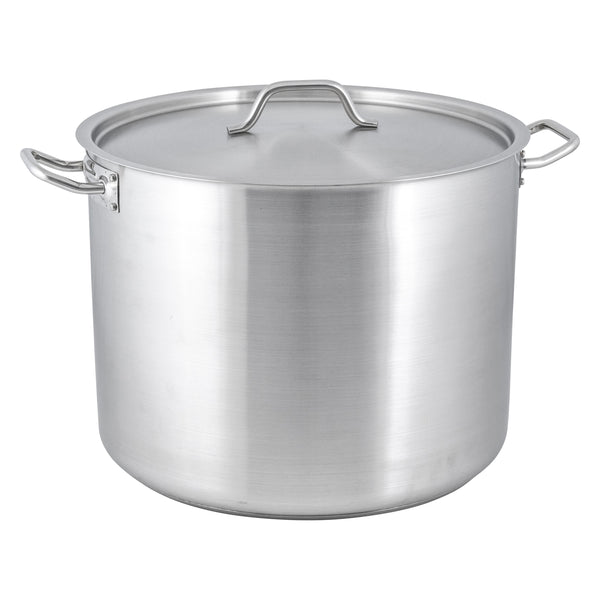 Adcraft Titan Induction Stock Pot with Cover 60 quart