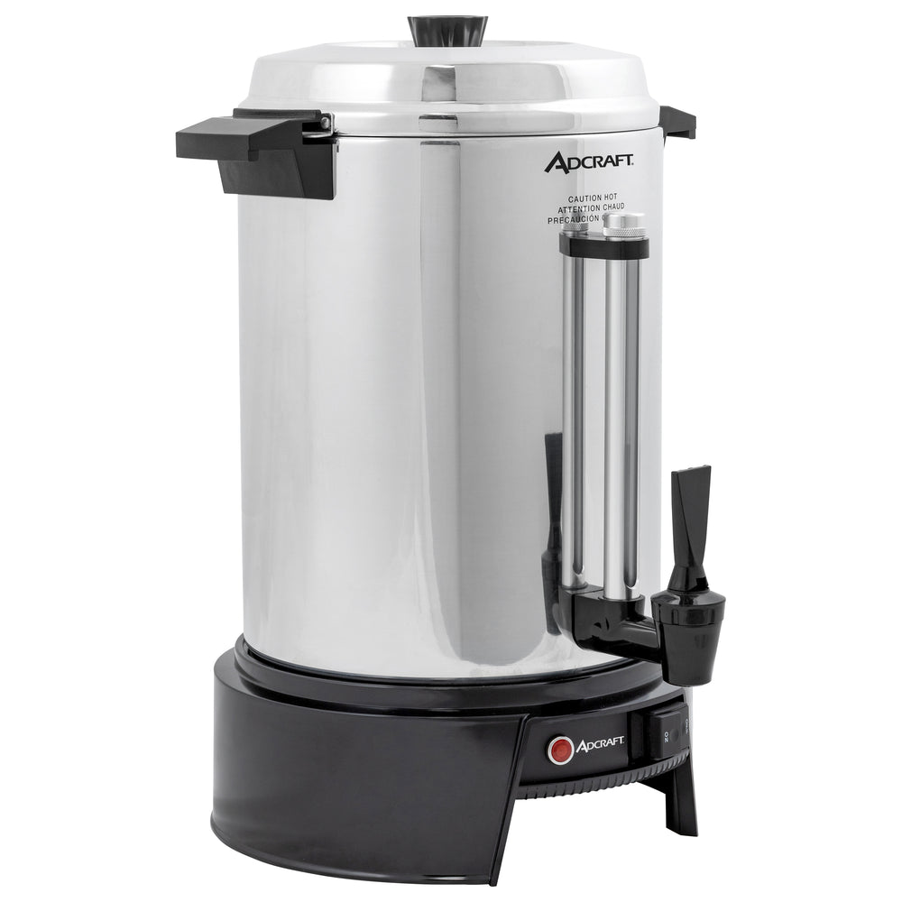 Adcraft 55 Cup Coffee Urn, in Silver