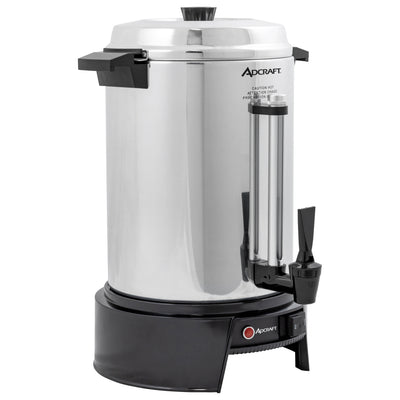 Adcraft 55 Cup Coffee Urn, in Silver