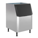 Black Diamond Ice Storage Bin, 445 lbs. Capacity, Freestanding, in Stainless Steel/Black