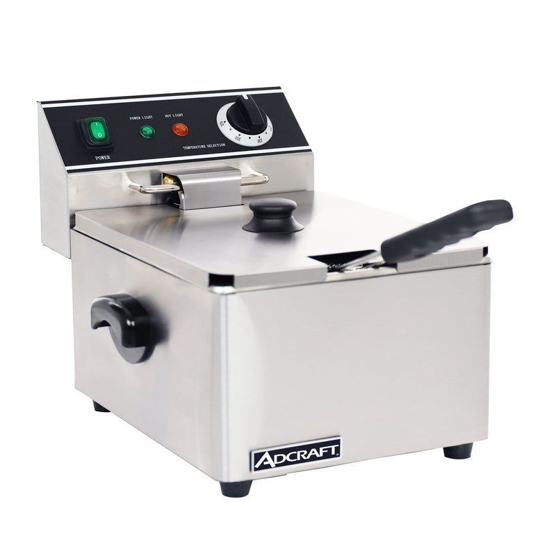 Adcraft Single Tank Deep Fryer, in Stainless Steel